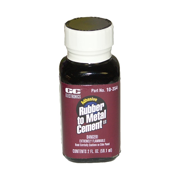 Gc Electronics Cement Adhesive Rubber to Metal II 2 Oz 10354 Zoro